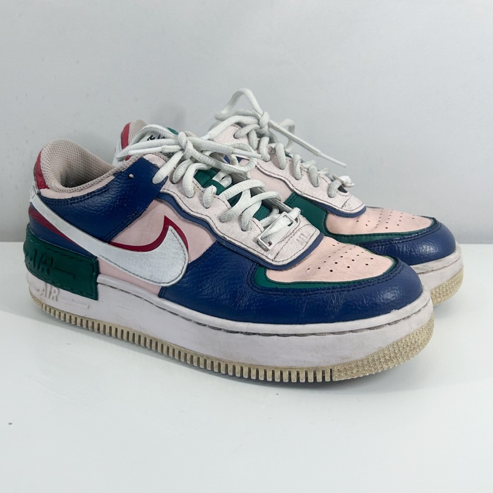Nike Women’s Retro Air Force 1 Shadow 'Mystic Navy' Sneakers Size 8.5